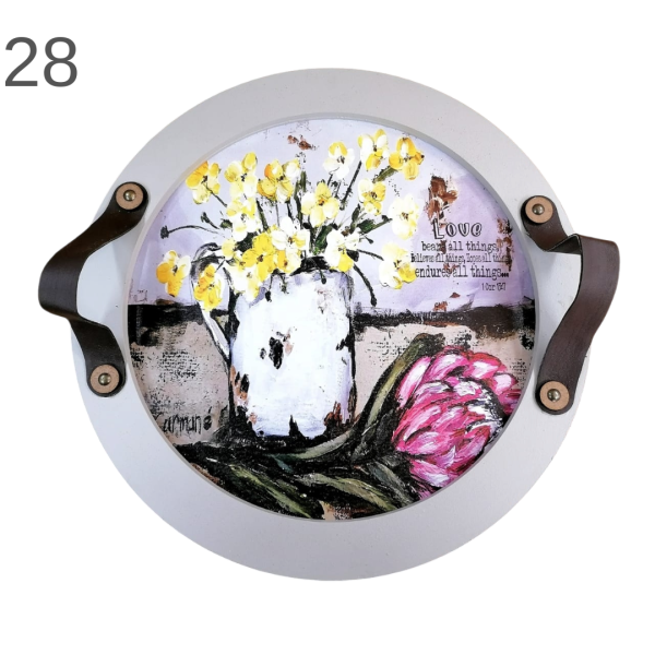 Round Serving Trays - (Various) - Image 28