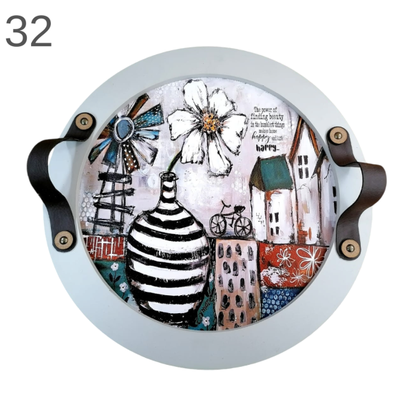 Round Serving Trays - (Various) - Image 32