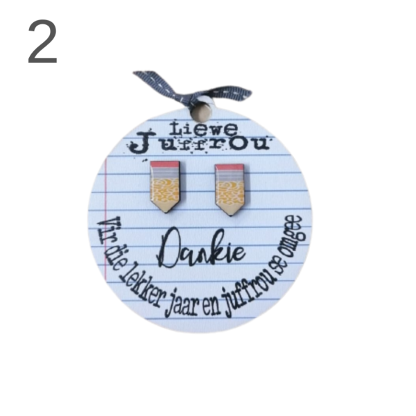 Teacher Stud Earrings (Various) - Image 2