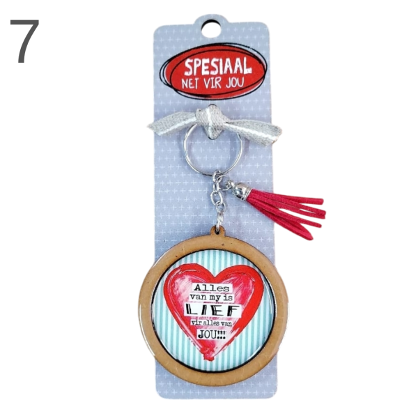 Tassel Keyrings with tag - (Various) - Image 7