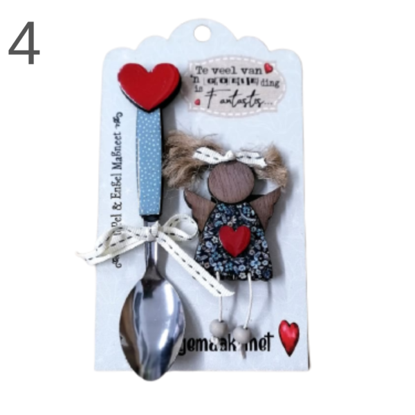 Teaspoon & Angel Magnet Combo - (Various) - Image 4