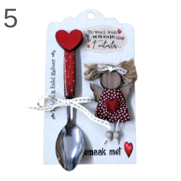 Teaspoon & Angel Magnet Combo - (Various) - Image 5