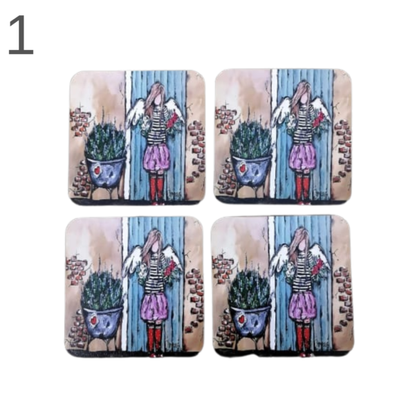 Coasters set of 4 - (Various)