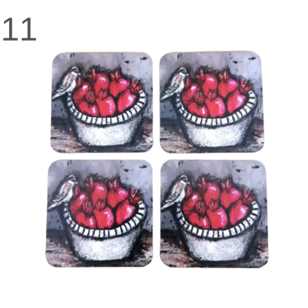 Coasters set of 4 - (Various) - Image 11