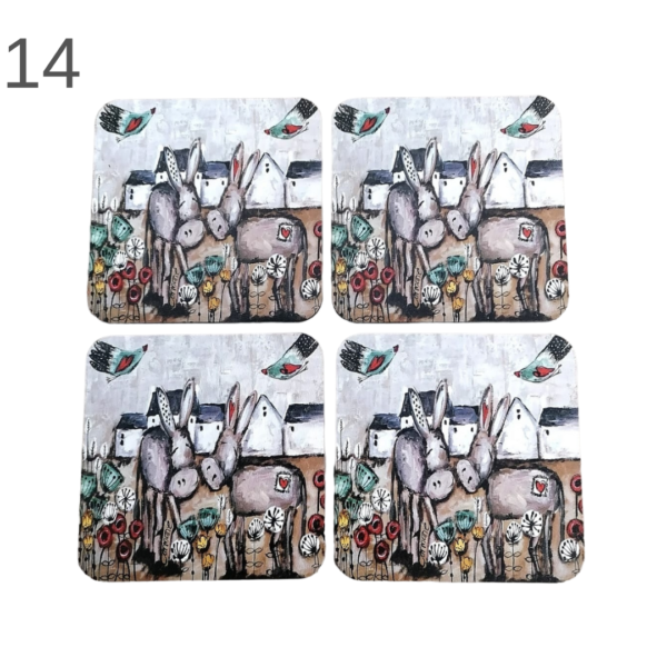 Coasters set of 4 - (Various) - Image 14