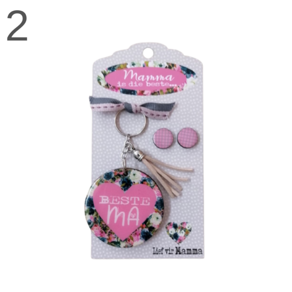 Tassel Keyring & Earring Combo - (Various) - Image 2