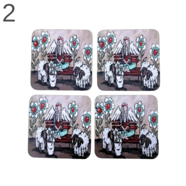 Coasters set of 4 - (Various) - Image 2