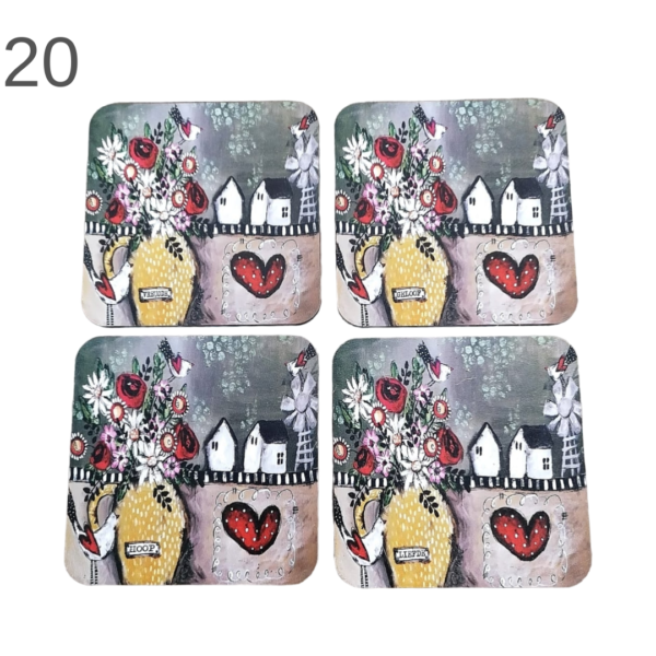 Coasters set of 4 - (Various) - Image 20