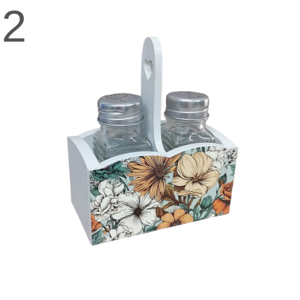 Floral Salt+Pepper Holder (Various) - Image 2