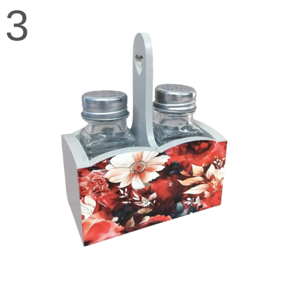 Floral Salt+Pepper Holder (Various) - Image 3