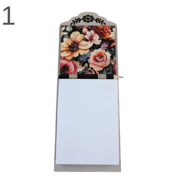 Notepad with Magnet Floral- (Various)