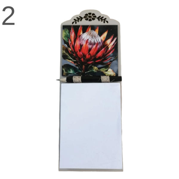 Notepad with Magnet Floral- (Various) - Image 2