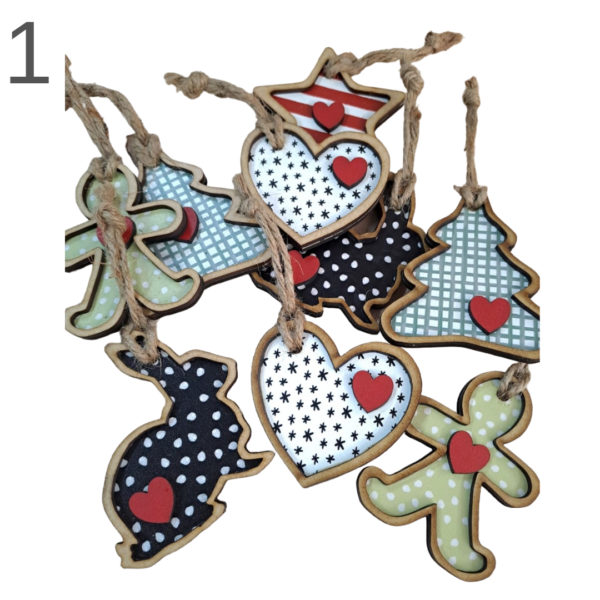 Christmas Decorations Set of 4