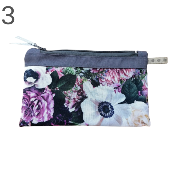 Floral Cosmetic / Pencil Bag – (Various) - Image 3