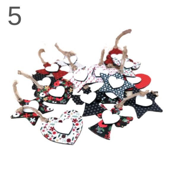 Christmas Decorations Set of 5 - Image 5