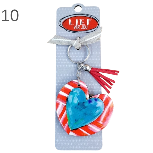 Heart Keyrings - (Various) - Image 10