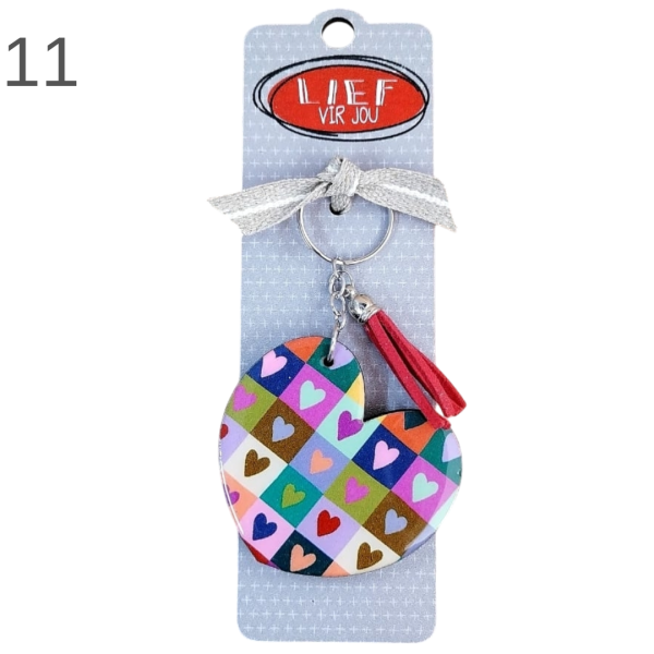 Heart Keyrings - (Various) - Image 11