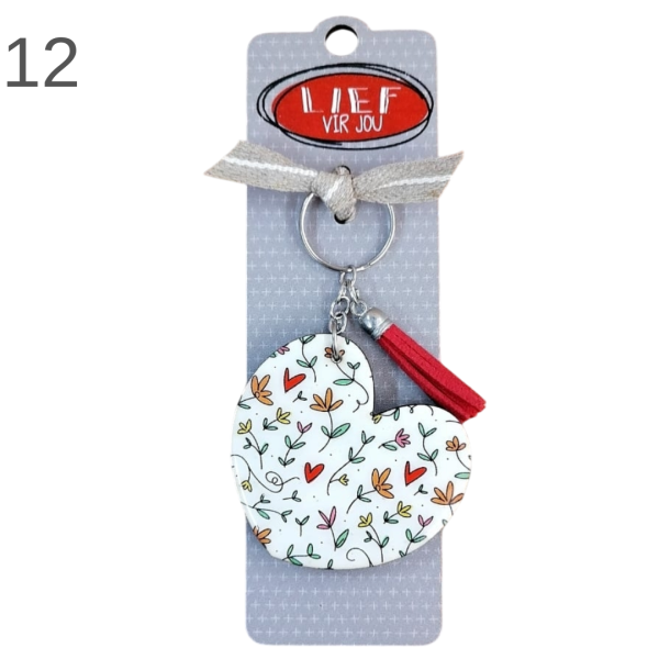 Heart Keyrings - (Various) - Image 12