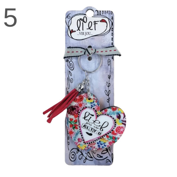 Heart Keyrings - (Various) - Image 5