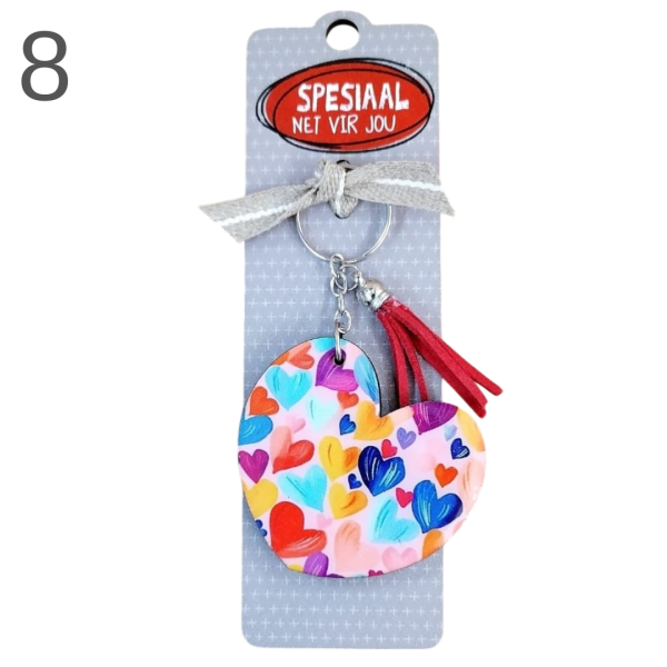 Heart Keyrings - (Various) - Image 8