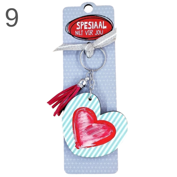 Heart Keyrings - (Various) - Image 9