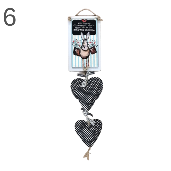 Hanging Board With Hearts - (Various) - Image 6