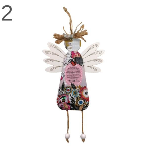 Mom Wooden Hanging Angel - (Various) - Image 2