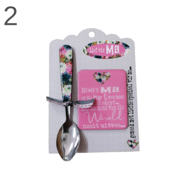 Mom Teaspoon & Magnet Combo - (Various) - Image 2