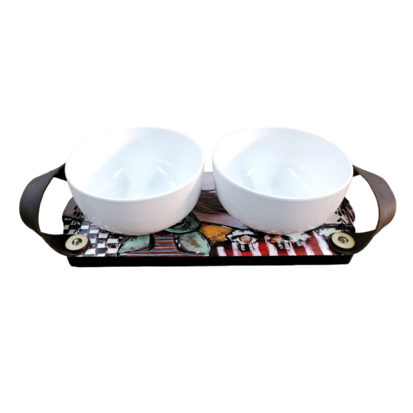 Snack Platter With Bowls - (Various)