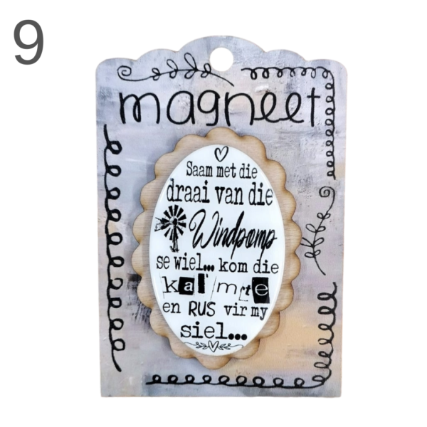 Oval Magnets on tag - ( Various ) - Image 9