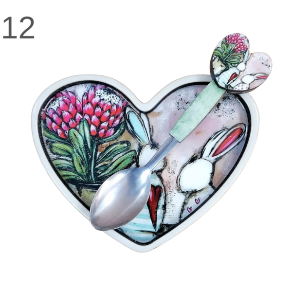 Heart Resin Spoon Rest + Spoon - (Various) - Image 12