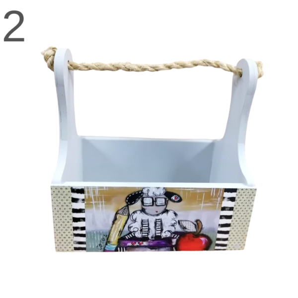 Teacher Caddy with Rope Handle- (Various) - Image 2