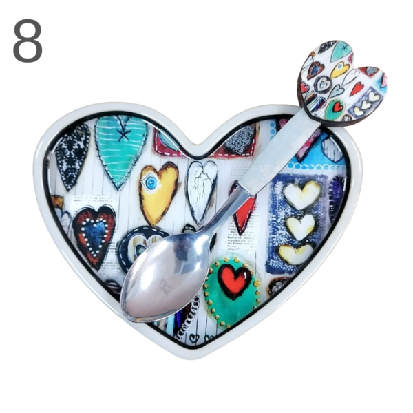 Heart Resin Spoon Rest + Spoon - (Various) - Image 8