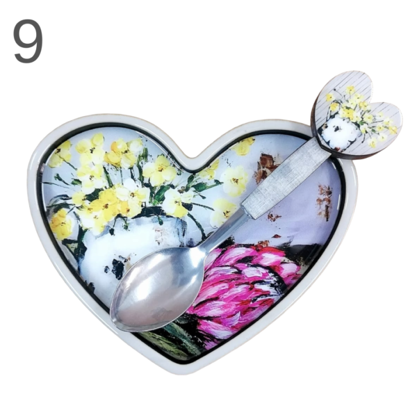 Heart Resin Spoon Rest + Spoon - (Various) - Image 9