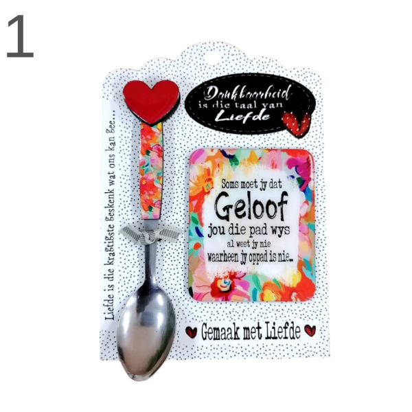 Blossom Teaspoon & Magnet Combo - (Various)