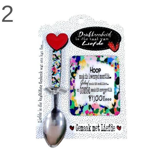 Blossom Teaspoon & Magnet Combo - (Various) - Image 2