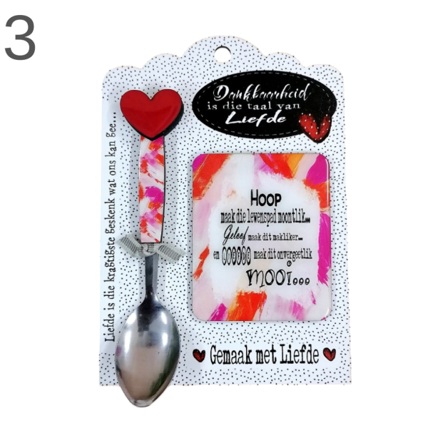 Blossom Teaspoon & Magnet Combo - (Various) - Image 3