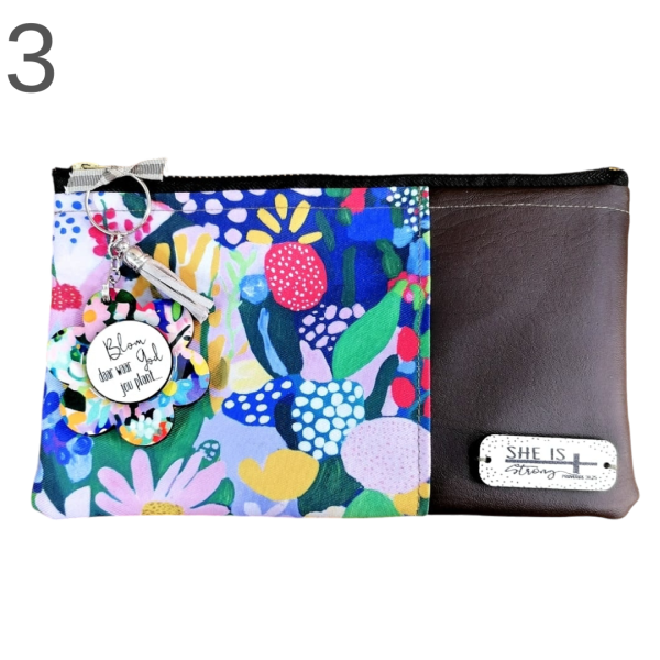 Blossom Bag With Keyring - (Various) - Image 3