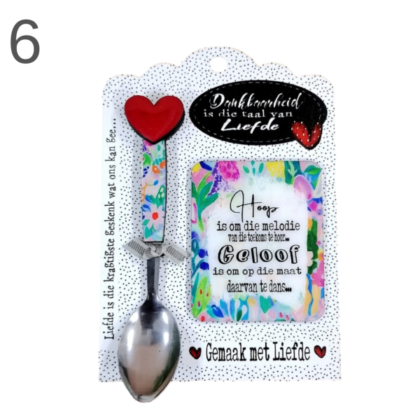 Blossom Teaspoon & Magnet Combo - (Various) - Image 6