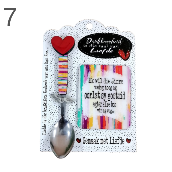 Blossom Teaspoon & Magnet Combo - (Various) - Image 7