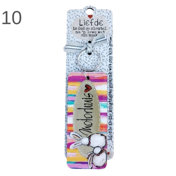 Blossom Saying Keyrings - (Various) - Image 10