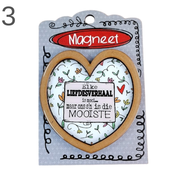 Heart Magnets with backing - ( Various ) - Image 3