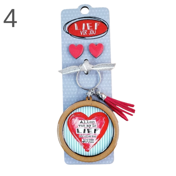 Keyring & Earring Combo - (Various) - Image 4