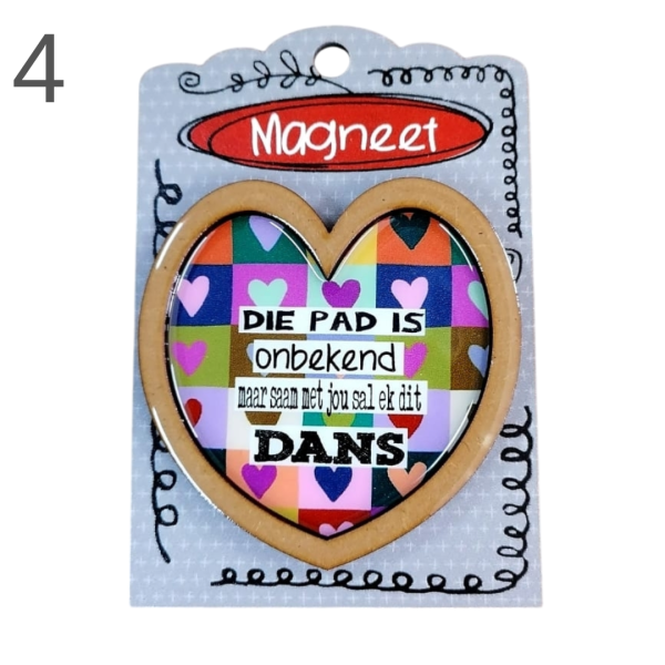 Heart Magnets with backing - ( Various ) - Image 4