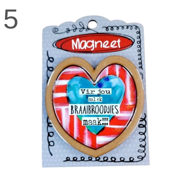 Heart Magnets with backing - ( Various ) - Image 5