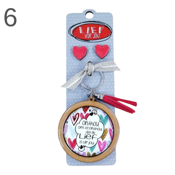 Keyring & Earring Combo - (Various) - Image 6